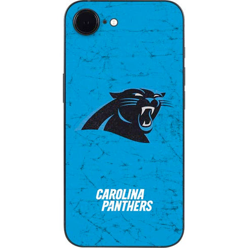 NFL Carolina Panthers Distressed Alternate iPhone 16e Skin